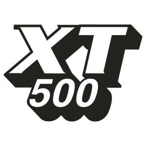 Sticker Autocollant yamaha xt 500 moto AN87379