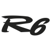 Sticker Autocollant yamaha r6 moto AN87372