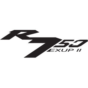 Sticker Autocollant yamaha r750 exup ii moto AN87322