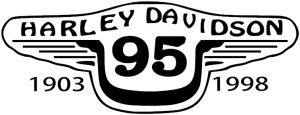 Sticker Autocollant Harley Davidson Wings moto R87335