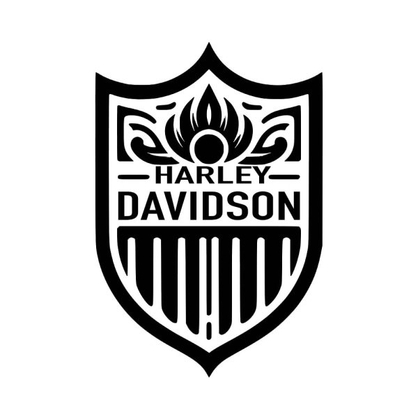 Sticker autocollant écusson Harley Davidson HD204