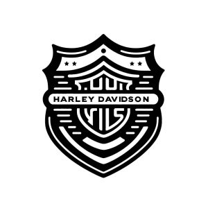 Sticker autocollant écusson Harley Davidson HD205