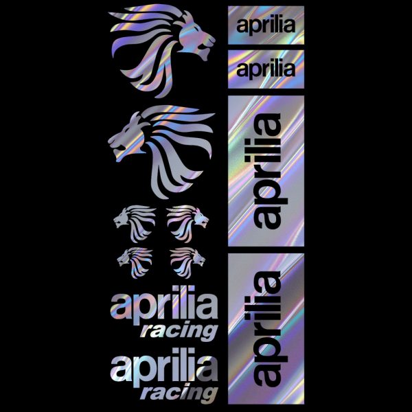 kit Stickers moto Aprilia racing 3 holographic