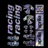 kit Stickers moto Aprilia racing holographic