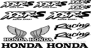 Kit Sticker autocollant moto Honda X8R-S vintage