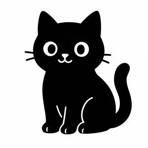 Sticker autocollant Chat cute décoration decostickerstore - LZHPZL