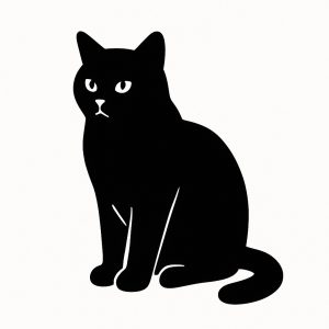 Sticker autocollant Shorthair chat décoration decostickerstore - 