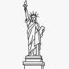 Sticker autocollant Statue de la liberté décoration decostickerstore
