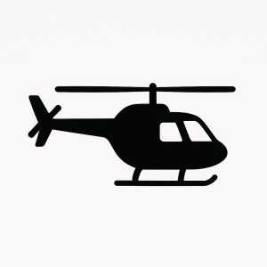 Sticker autocollant Un hélicoptère décoration decostickerstore - UPQLZI
