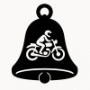 Sticker autocollant cloche moto porte bonheur décoration decostickerstore - RS4KMV