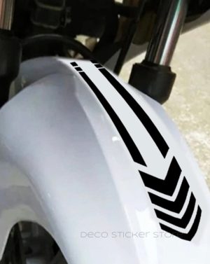 Sticker autocollant garde boue moto