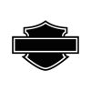 Sticker autocollant moto Harley Davidson à personnaliser modèle 2