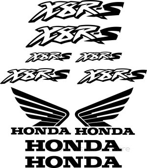 Sticker autocollant moto Honda X8R-S modèle 2