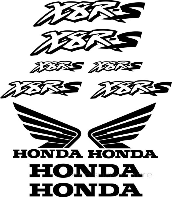 Sticker autocollant moto Honda X8R-S modèle 2