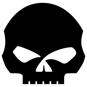 Sticker pour votre moto crâne 2