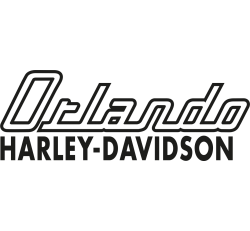 Sticker Autocollant Harley-Davidson Orlando moto R87321