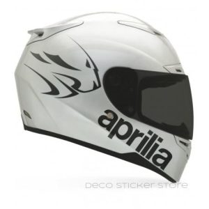casque moto Lot de 4 stickers autocollants Aprilia couleur au choix
