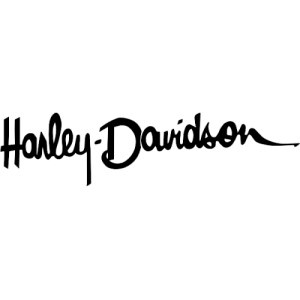 Sticker Autocollant harley davidson script
