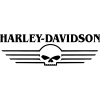 Sticker Autocollant harley davidson tete de mort