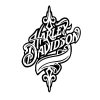 Sticker autocollant Harley Davidson