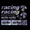 sticker autocollant Aprilia moto racing BSVRX holographic