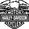 Sticker Autocollant aigle harley-davidson moto MH12
