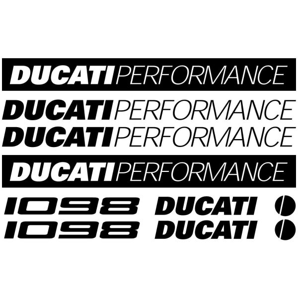 kit Stickers moto Ducati 1098