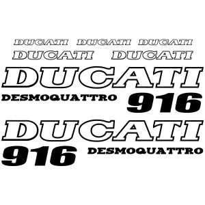 kit Stickers moto Ducati 916 desmoquattro