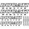 kit Stickers moto Ducati monster