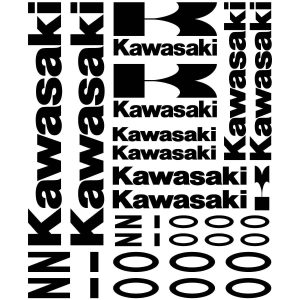 kit Stickers moto Kawasaki Z1000
