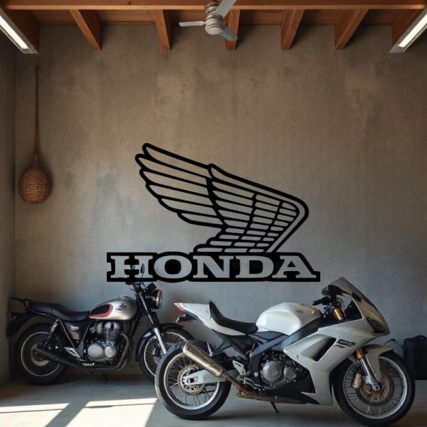 Sticker autocollant Aile Honda gauche taille et couleur au choix