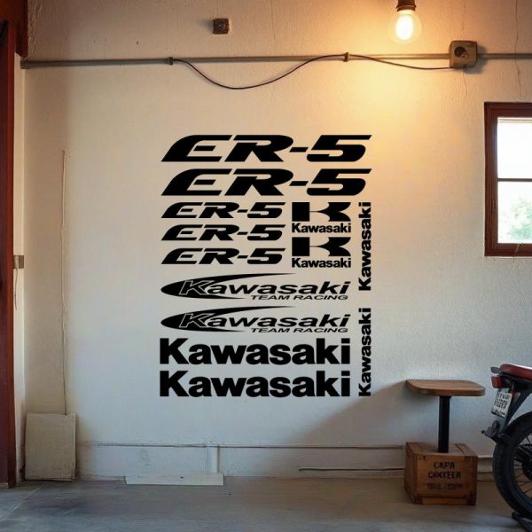 kit Stickers moto Kawasaki ER-5