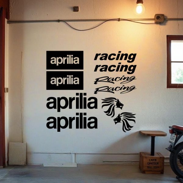 kit Stickers moto Aprilia racing 2