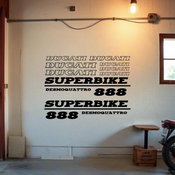 kit Stickers moto Ducati 888 desmoquattro