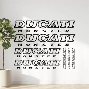 kit Stickers moto Ducati monster