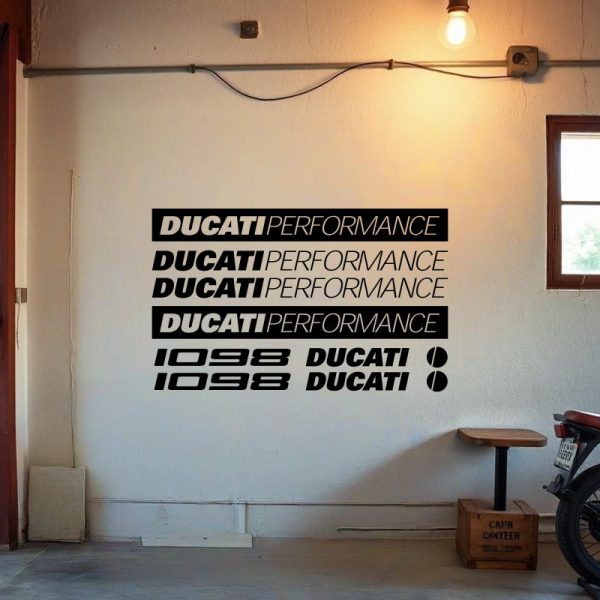 kit Stickers moto Ducati 1098