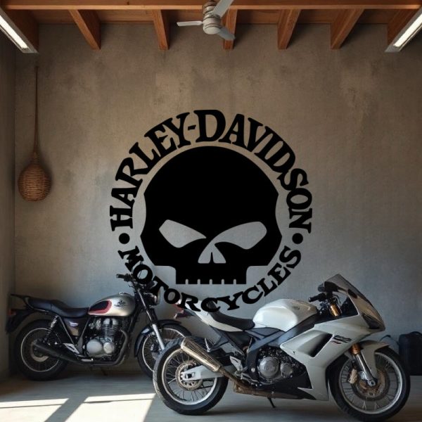 Sticker crane pour votre moto avec écritures