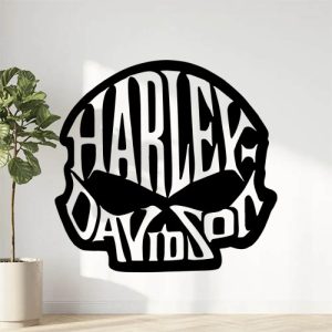 Sticker pour votre moto crâne
