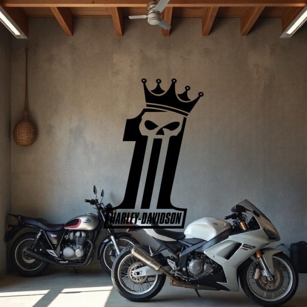 Sticker crane pour votre moto numero un