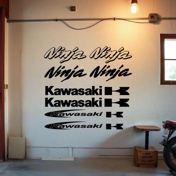 kit Stickers autocollant moto Kawasaki ninja