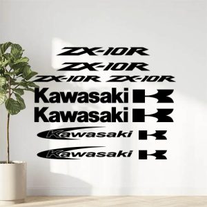 kit Stickers autocollant moto Kawasaki ZX 10R
