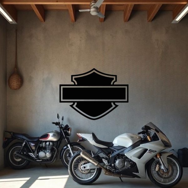 Sticker autocollant moto Harley Davidson à personnaliser modèle 2