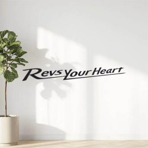 Sticker Autocollant yamaha revs your heart moto AN87295