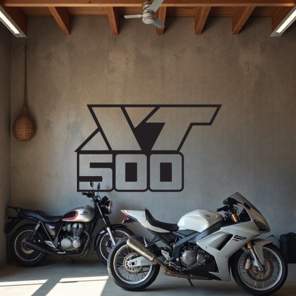 Sticker Autocollant yamaha xt500 moto AN87312