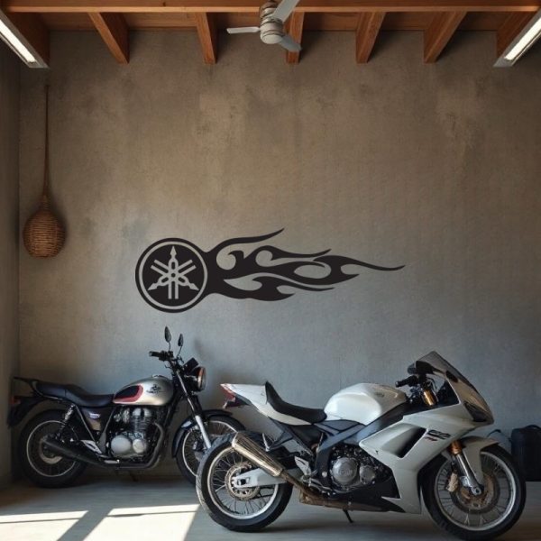 Sticker Autocollant yamaha moto AN87329
