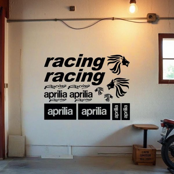 sticker autocollant Aprilia moto racing 1 BSVRX