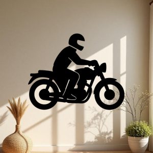 Sticker autocollant Motard à bord décoration decostickerstore - EAGYGT