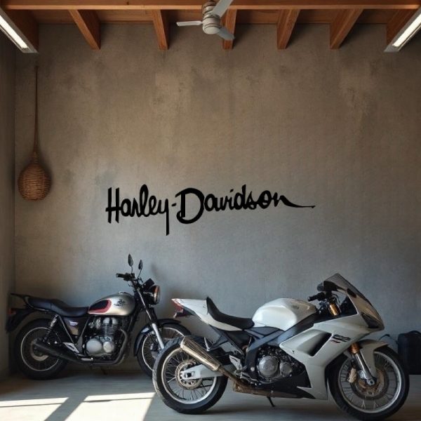 Sticker Autocollant harley davidson script