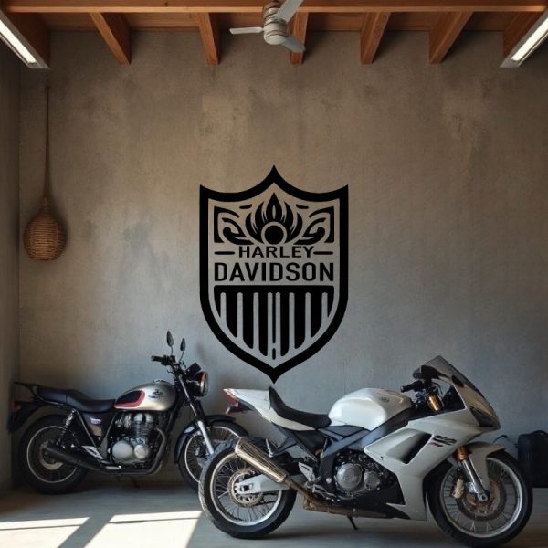 Sticker autocollant écusson Harley Davidson HD204