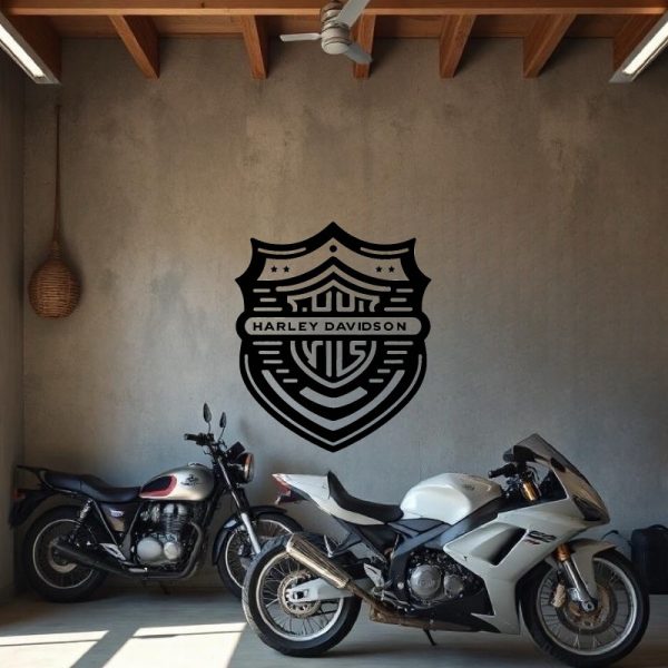 Sticker autocollant écusson Harley Davidson HD205